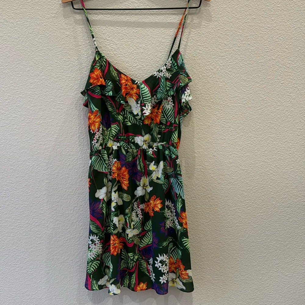Everly Tropical Dress Fully Lined Medium